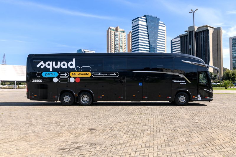 Pelo segundo ano consecutivo, Squad fará o transporte oficial do Lollapalooza Brasil 2026